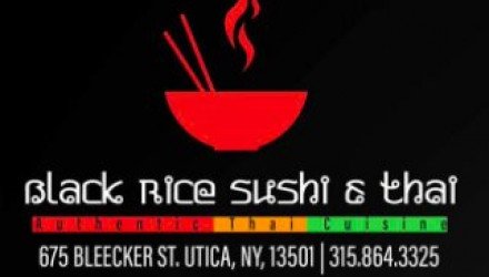 black rice sushi