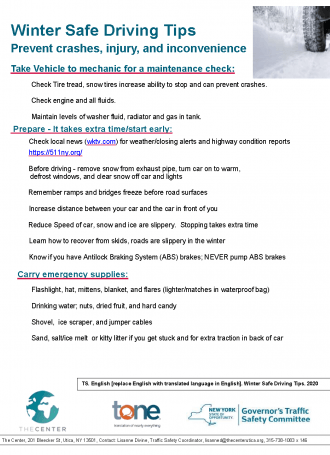 TS.English.Winter Safe Driving Tips.2020